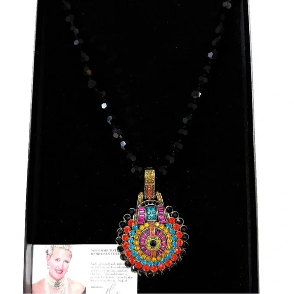 Heidi Daus Guilty Pleasure Beaded Crystal Magnetic Enhancer Necklace - Picture 10 of 14